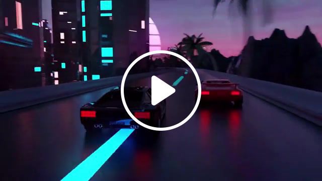 Miami nights, trevor something, miami nights, car, driving music, racing, retrowave, music, best, of the day, anime, nature travel. #0
