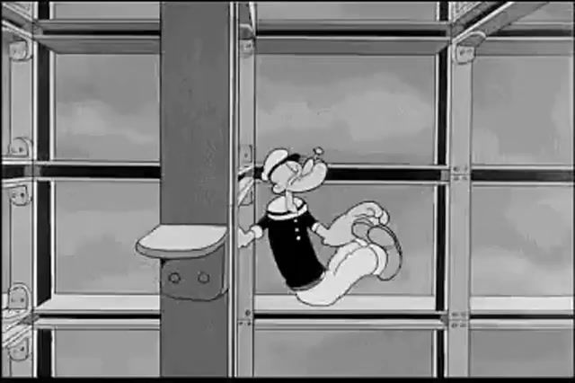 3D graphics in Popeye, Old School Animation, 3d, Cartoon 3d, Cartoon, B And W Cartoons, B And W, Bw Cartoons, Black And White Cartoons, Bw, Black And White, Popeye, Cartoons