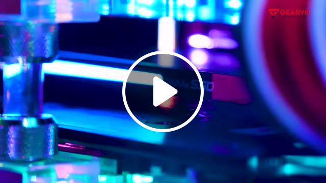 Aorus custom pc, gearvn, gaming gear, pc, gaming pc, timelapse, time lapse, pc build, vn, watercooling, setup, gaming setup, overclock, coffelake, science technology. #0