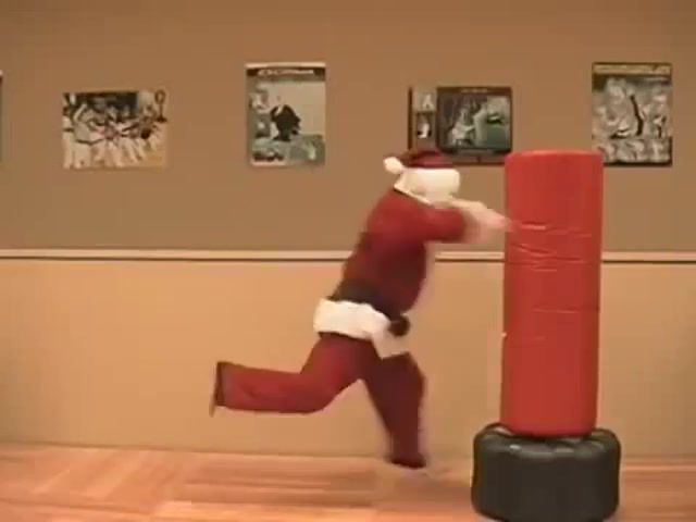 Merry Christmas, Mas, December, 25, Santa, Claus, Elves, Karate, Taekwondo, Kick, Donnie, Fighting, Sports