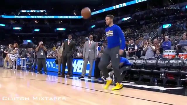 Stephen Curry pregame routine NBA GSW Bloopers warriors