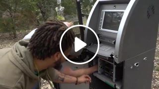 We shot an ATM and found S50,000 inside