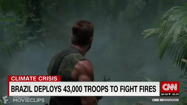 How the Brazilian troops fight the Amazon fires, Arnold Schwarzenegger, Predator, Fight, Fire, Rainforest, Amazon, Brazilian, Brazil, News, News Politics