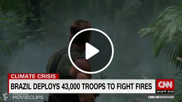 How the brazilian troops fight the amazon fires, arnold schwarzenegger, predator, fight, fire, rainforest, amazon, brazilian, brazil, news, news politics. #0