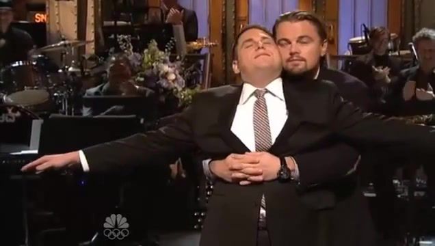 Jonah Hill SNL Monologue with Leonardo DiCaprio - Video & GIFs | snl,titanic,dicaprio,romantic,love