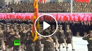 North korean army and clobber sound