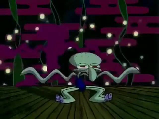 Spongebob squidward dancing scene, mashup.