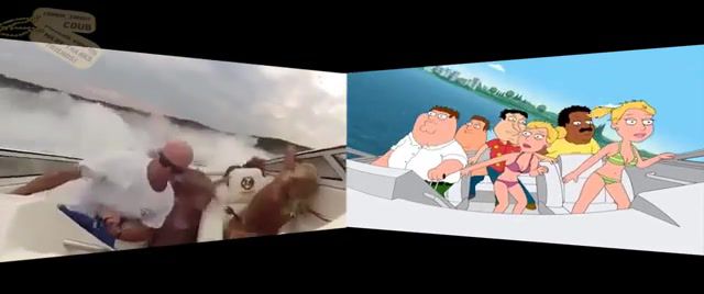 Boat shake - Video & GIFs | humor,dj hush harlem shake,mashup,split,movie,cartoon,shake,boats,boat,family guy