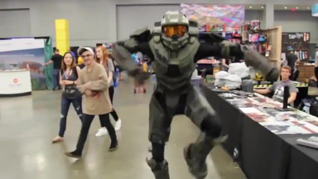 The Band Of The Spartans - Video & GIFs | master chief,impact props,rtx,take on me,parody,halo,costume,armor,cosplay