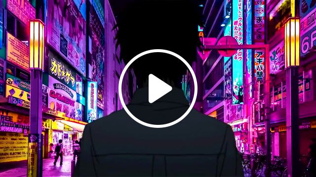Neon jp, anime, neon, music, ros, r0s, japan, art. #1