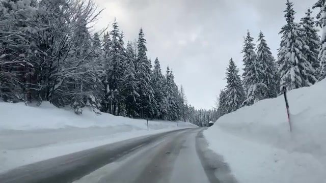 Winter road landscapes, Winter Forest, Snow, Austria, Road, Winter Road, Alan Walker Faded, Bad Aussee, Obertraun, Landscapes, Nature Travel