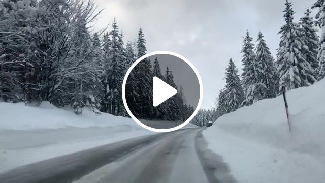 Winter road landscapes, winter forest, snow, austria, road, winter road, alan walker faded, bad aussee, obertraun, landscapes, nature travel. #0