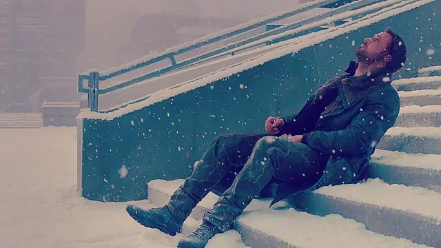 Endless snow - Video & GIFs | blade runner,gentlemen of fortune,endless snow,ryan gosling,snow,mashup,mashups