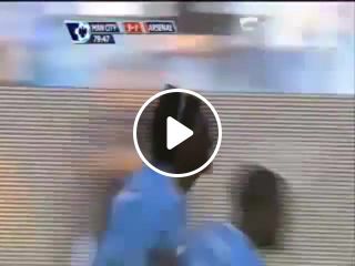 Adebayor v Arsenal goal celebration