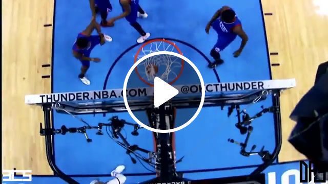 Russell westbrook goes coast to coast for the nasty two handed slam, sports. #0