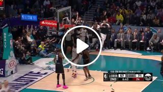 Steph's insane bounce p alley oop to giannis nba all star