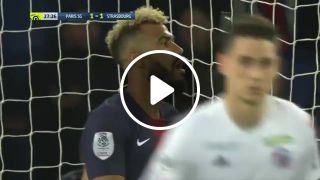 The worst football miss ever choupo moting against strasbourg