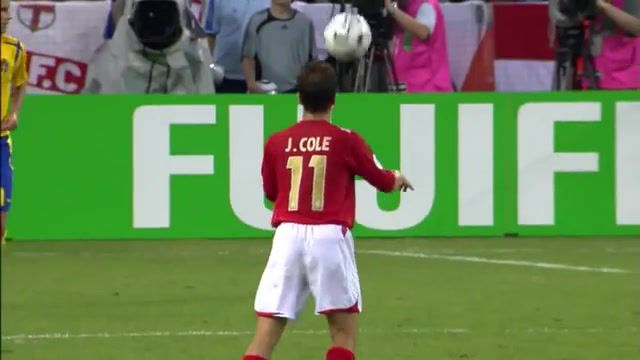 Joe Cole Goal Vs Sweden. Joe Cole. Goal. Amazing. England. Sweden. World Cup. Germany. Group Stage. Football. Beautiful. Beauty. Talent. Talented. Old Times. Amazing Shoot. Amazing Kick. Kicking. Long Range Goal. Sports.