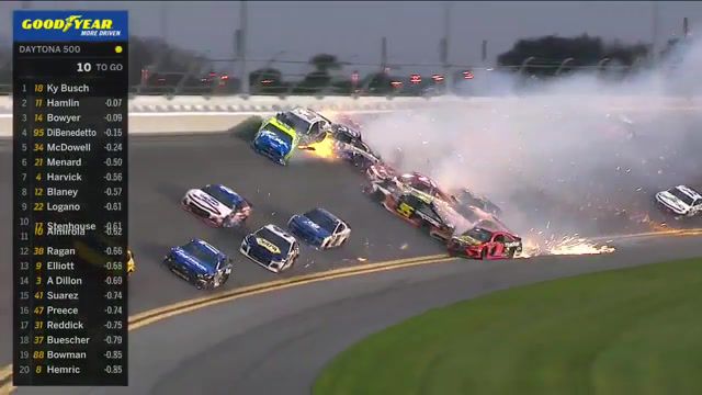 Mive Daytona 500 crash takes out 21 cars in The Big One DAYTONA 500