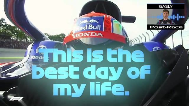 The Best Day Of His Life. F1. Formula One. Formula 1. Sports. Sport. Action. Gp. Grand Prix. Auto Racing. Motor Racing. Brazil Gp. Brazilian Gp. Brazil Grand Prix. Brazilian Grand Prix. F1 Season. Formula 1 Season. Pierre Gasly Brazil. Pierre Gasly First F1 Podium. Pierre Gasly Podium. Toro Rosso. Gasly Brazil. Brazil. Sao Paulo. Interlagos. Hawki. Music. Be Together.