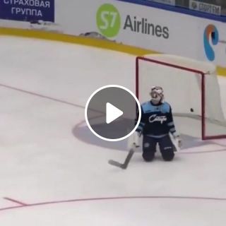 This goalie pulls off an incredible goal