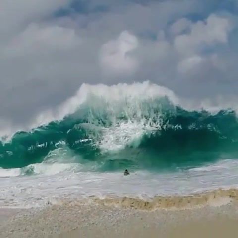 Boom, sea wave ocean surfing storm under water, nature travel.