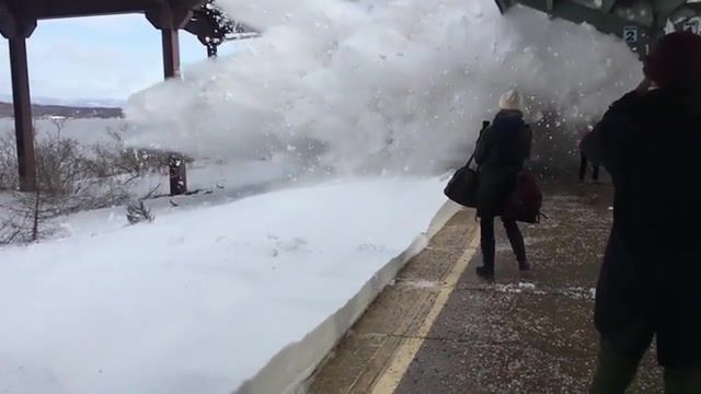 Surprise - Video & GIFs | snow,train,nature travel