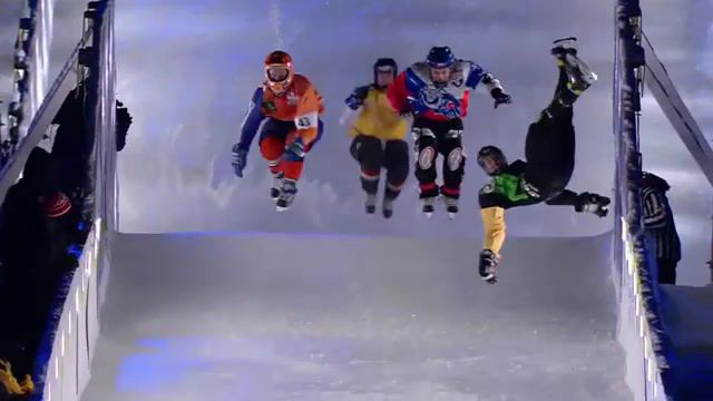 Crashed Ice - Video & GIFs | ice skating,crashed ice,music,sports,sport,winter,cursed