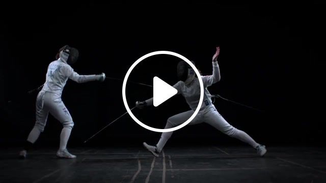 Shout, combat, flick, touche, fleche, lunge, target, olympics, blade, fencers, mike sal, holly buechel, sports, action, slow motion, epee, fencing. #0