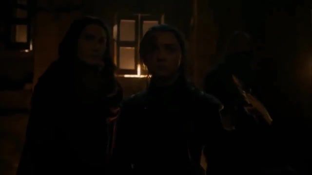 What do we say to the God of Death, Arya, Melisandre, Death, Game Of Thrones, Long Night, Scene, Funny, Lol, Wtf, Interview, Fire, Mashup