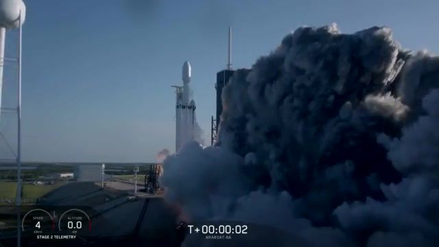 Falcon Heavy Soars
