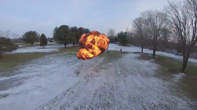 Flamethrowers with racing drone - Video & GIFs | nurkfpv,flame,fpv,drone,fire,science technology