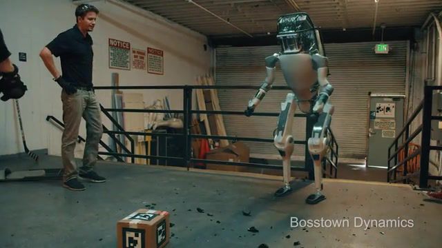 Now robots can fight back cgi humor, boston dynamics, robot, robotics, ai, artificial intelligence, bosstown, science technology.