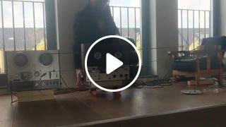 Pitching Risset citing numbers with two taperecorders and a mini skateboard