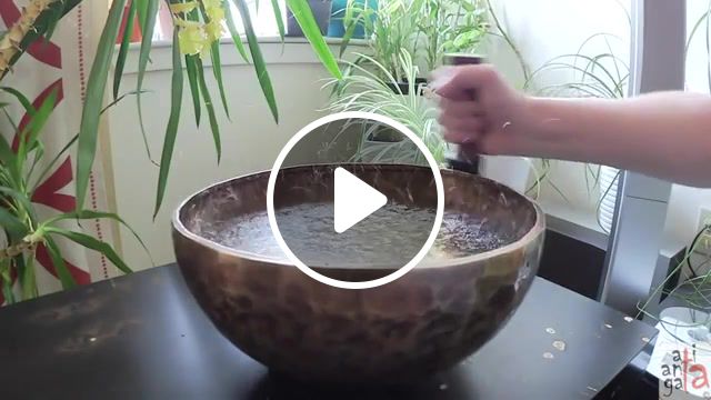 Power of the vibration, singing, bowl, play, water, dance, excitement, fun, meditation, structure, vibration, frequencies, physics, energy, science technology. #1