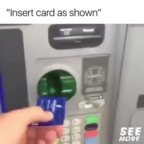 Well, Insert, Card, As, Shown, Bank, Science Technology