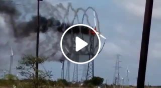 Windmill on Fire