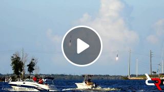 Falcon heavy launch and landing nikon p1000