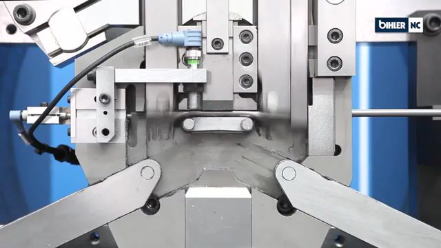 GRM NC Multislide machine - Video & GIFs | otto bihler,bihler,bihlernc,servo controlled automatic stamping and forming machines,servo technology,stamped and formed parts,automation solutions,module production,hybrid modules,embly technology,tool compatibility,machining centers,process integration,thread forming,screwing,contact welding,embling,feeding,tool technology,design software,forming technology,servo controlled vari