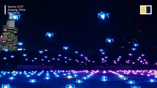 Up and Down, Drones China, Drone Flying, World Record, Drones, Drone Show, 500 Drones, Up And Down, Science Technology