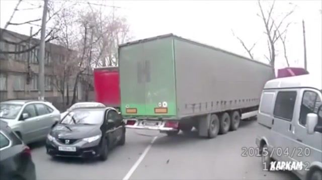 Get over here, car, gat over here, accident, funny, wtf, trucked, nailed it, mashup.