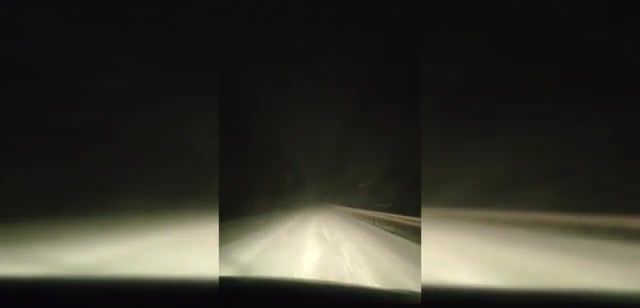 Night road, road, night, snow, winter, january, road home.