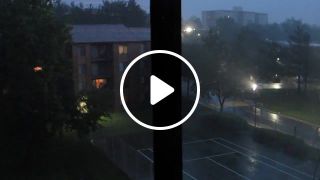 Rain outside the window
