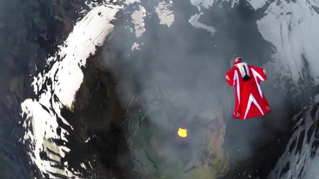 Volcano, Skydiving, Volcano, Over The Volcano, Extreme, Nature Travel