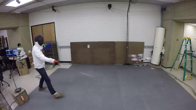 Fight With Drone, Wow, Wtf, Chemical Brothers, Eleprimer, Gif, Fight, Sword Fight, Quadcopter, Obstacle Avoidance, Drone, Autonomous Systems Lab, Stanford, Robotics, Fencing, Motion Planning, Kinodynamic, Quadrotor, Science Technology
