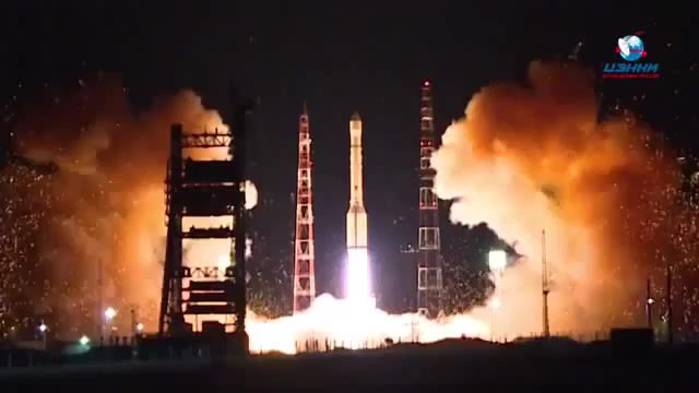 The overture of proton, roskosmos, proton m, launch, rocket, space, russia, science technology.