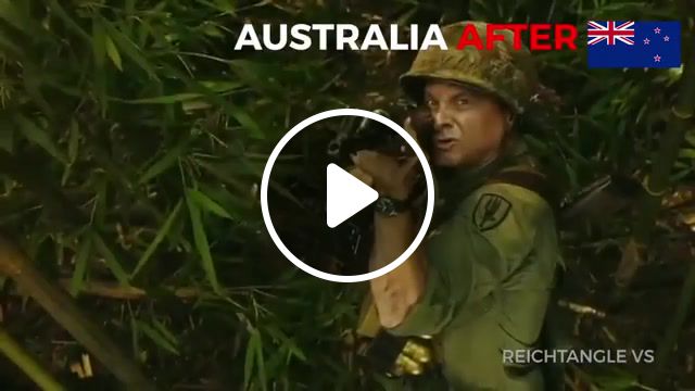 Australia before, after and future, king kong, fun, funny, mashup, starship troopers. #1