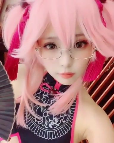 Beautiful Japan Pink Cosplay ft. Feint,Veela - Video & GIFs | instagram,eeelyeee,japan,japanese girl,cosplay,koyanskaya,tamano vitch,fate grand order,fgo,boobs,gl,boobs girl,fashion,fashion beauty