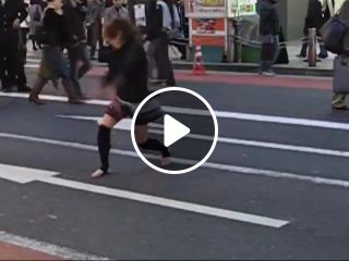 Japanese street breakcore girl