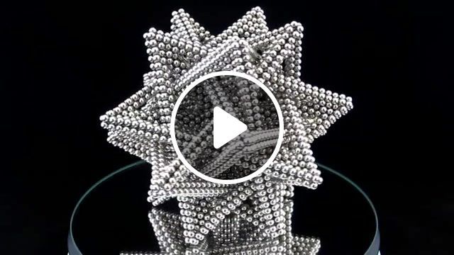 Compound of five tetrahedra zen magnets, art, art design. #0